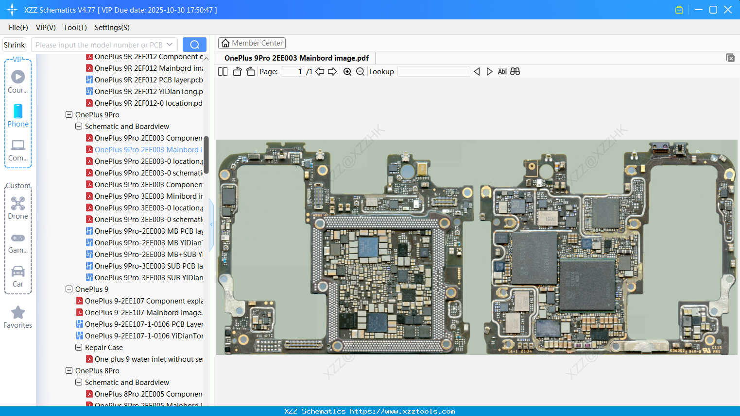 OnePlus 9Pro 2EE003 Mainbord Image